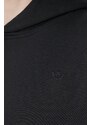 Bavlněná mikina adidas Originals Contempo French Terry Hoodie pánská, černá barva, s kapucí, hladká, HK2937