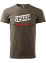 Super plecháček Pánské tričko s potiskem Vegan