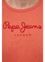 Bavlněné tričko Pepe Jeans Eggo oranžová barva, s potiskem