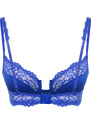 Trendyol Navy Blue Lace U Underwire Covered Balconette Knitted Bra