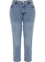 Trendyol Curve Light Blue High Waist Mom Jeans