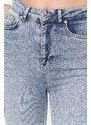 Trendyol Light Blue Vintage High Waist Skinny Jeans