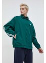 Halenka adidas Originals pánská, zelená barva, přechodná, IT2494