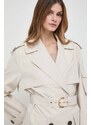 Trench kabát Pinko dámský, béžová barva, přechodný, 103087.A1MC