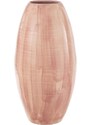 Růžová keramická váza J-Line Chelni 55 cm