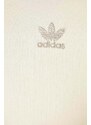 Dětská mikina adidas Originals žlutá barva, s kapucí, hladká