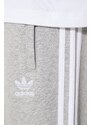 Tepláky adidas Originals 3-Stripes Pant šedá barva, melanžové, IM9318
