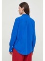 Bavlněná košile Polo Ralph Lauren tmavomodrá barva, regular, s klasickým límcem