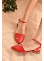 Fox Shoes Women's Red Flat Shoes