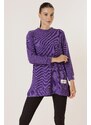 By Saygı Knitted Tunic Blouse with Side Slits