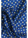 ALTINYILDIZ CLASSICS Men's Navy Blue-Yellow Patterned Handkerchief