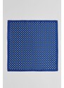 ALTINYILDIZ CLASSICS Men's Navy Blue-Yellow Patterned Handkerchief