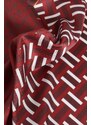 ALTINYILDIZ CLASSICS Men's Claret Red-Red Patterned Handkerchief