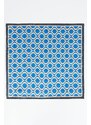 ALTINYILDIZ CLASSICS Men's Blue-beige Patterned Handkerchief