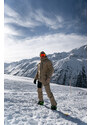 Nordblanc Béžová pánská lyžařská a snowboardová bunda IMPRESSIVE