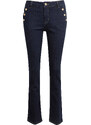 Orsay Tmavě modré dámské straight fit džíny - Dámské