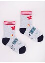 Yoclub Kids's Socks Pattern 6-Pack SKA-0006C-AA00-009