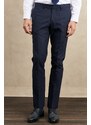 ALTINYILDIZ CLASSICS Men's Navy Blue Regular Fit, Normal Cut Woolen Nano Suit that is Water and Stain Resistant.