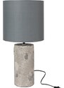 Šedá stolní lampa J-line Creppe 59 cm