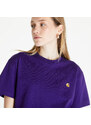 Pánské tričko Carhartt WIP S/S Chase T-Shirt UNISEX Tyrian/ Gold