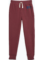 Dětské kalhoty GAP V-Fall Fash Logo Jogger garnet red