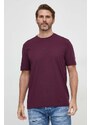 Tričko BOSS BOSS ORANGE fialová barva, 50473278