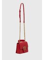 Kožená kabelka Pinko červená barva, 100071.A0F1