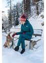 Nordblanc Zelená dámská nepromokavá zimní bunda BILLOW