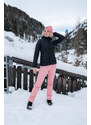 Nordblanc Růžové dámské zateplené softshellové kalhoty CREDIT