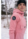 Nordblanc Růžový dámský zateplený softshellový anorak FEMININE