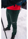 Nordblanc Zelené pánské zateplené softshellové kalhoty ENERGIZE