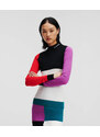 SVETR KARL LAGERFELD COLOUR BLOCK TURTLE NECK