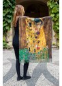 Kašmírová šála Gustav Klimt - Polibek a Adele