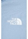 Bavlněná mikina The North Face pánská, s kapucí, hladká, NF0A2S57QEO1