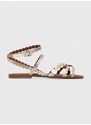 Kožené sandály See by Chloé Kaddy dámské, zlatá barva, SB42031A