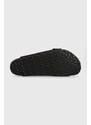 Semišové pantofle Birkenstock Arizona pánské, černá barva, 1027152