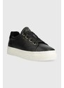 Kožené sneakers boty Gant Avona černá barva, 28531569.G00