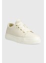 Kožené sneakers boty Gant Avona béžová barva, 28531569.G125