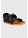 Dětské sandály Birkenstock Milano Kids BF černá barva