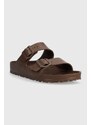 Pantofle Birkenstock Arizona EVA dámské, hnědá barva, 1027402