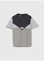 Dětské bavlněné tričko adidas Originals šedá barva