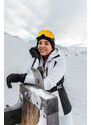 Nordblanc Bílá dámská softshellová lyžařská bunda APRES-SKI