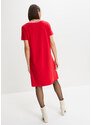 bonprix Úpletové šaty Červená