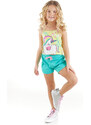 Denokids Unicorn in the Forest Girl's T-shirt Shorts Set