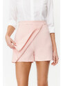 Trendyol Powder Double Breasted Woven Shorts Skirt