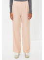 Trendyol Powder Wide Leg/Wide Leg Pleated Woven Trousers