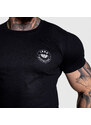 Pánské sportovní tričko Iron Aesthetics Circle, černé