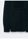 Big Star Man's Cardigan Sweater 161043 Navy Blue-403