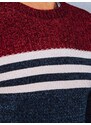 Dstreet Trendy pánský granátovo-červený svetr