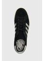 Semišové sneakers boty adidas Originals Campus 80s GX7330 černá barva, GX7330